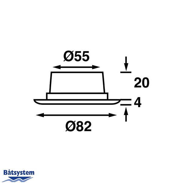 Båtsystem Pinto Touch Master - chroom