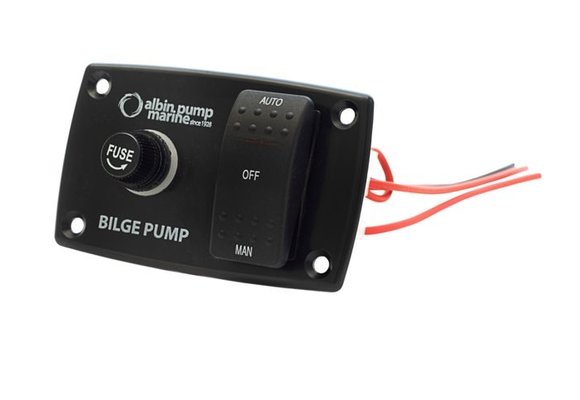 Bilgepomp schakelpaneel 3 standen 12/24V