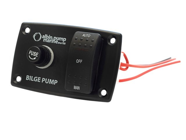 Bilgepomp schakelpaneel 3 standen 12/24V