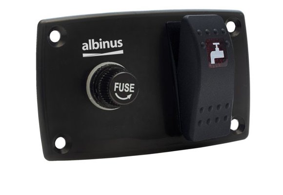 Schakelpaneel dekwaspomp