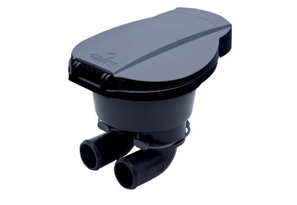 Bilge pomp manueel flush mount | Zwart