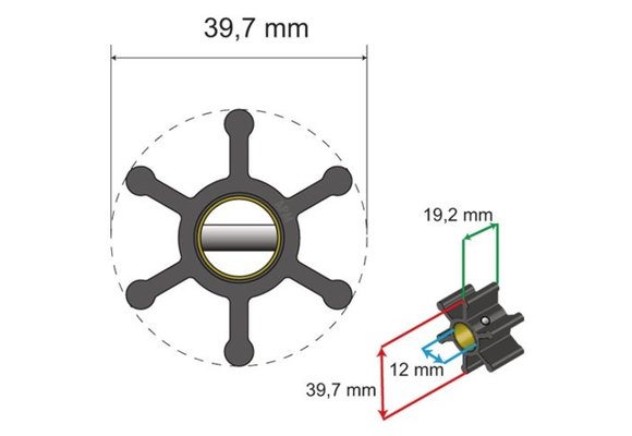 Premium Impeller kit nr. 06-01-002