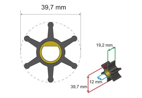Premium Impeller kit nr. 06-01-004