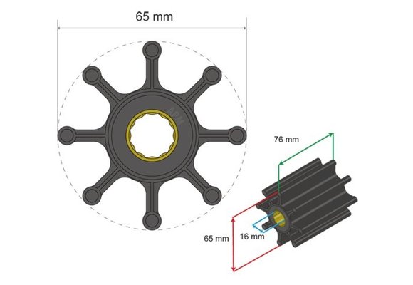 Premium Impeller nr. 06-02-024