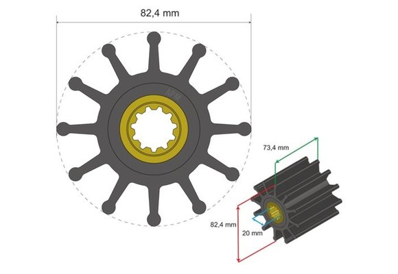 Premium Impeller nr. 06-02-026