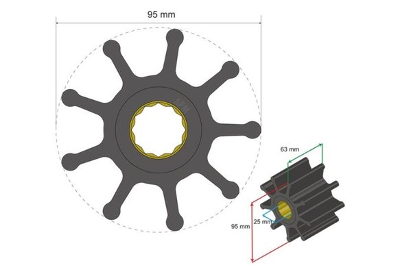 Premium Impeller nr. 06-02-027