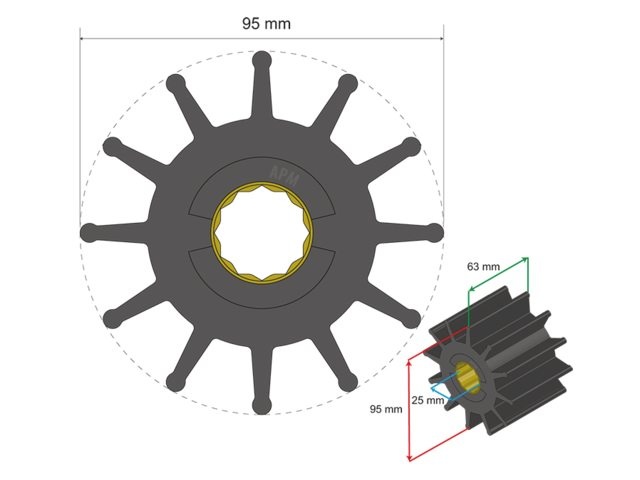 Premium Impeller nr. 06-02-028