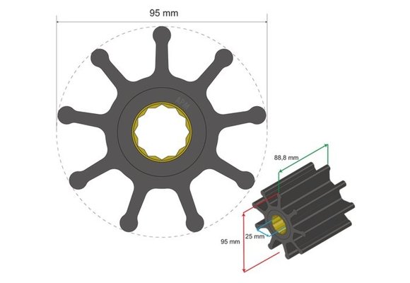 Premium Impeller nr. 06-02-029