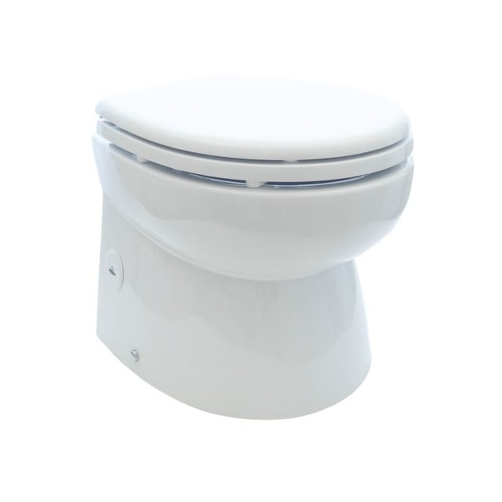 Toilet stil electrisch premium laag 12V kopen? Boottotaal.nl Boottotaal.nl
