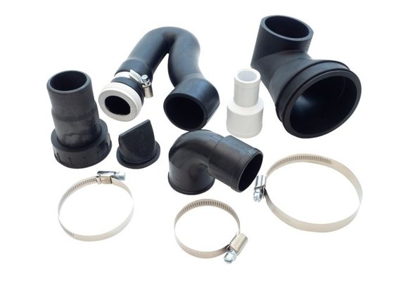 Uitlaat elleboog design silent