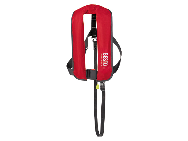 Besto Manual reddingvest 165N zonder Harnas Rood