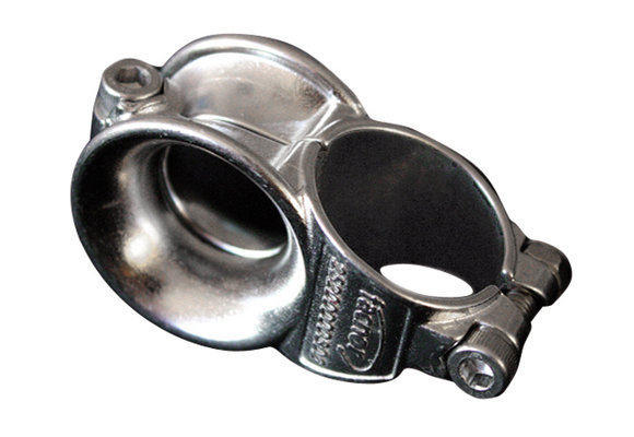 Single fairlead (rope hole ø20) for stanchion 25mm