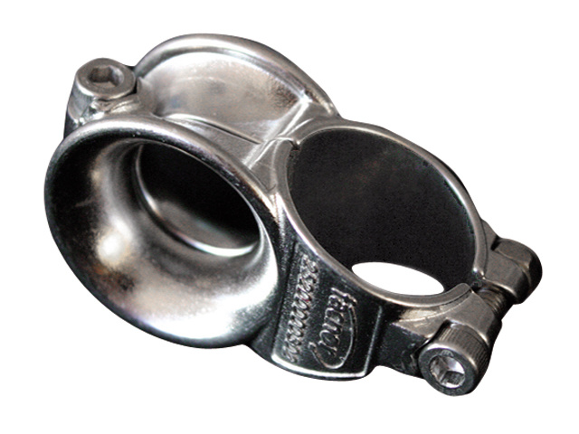 Single fairlead (rope hole ø20) for stanchion 25mm