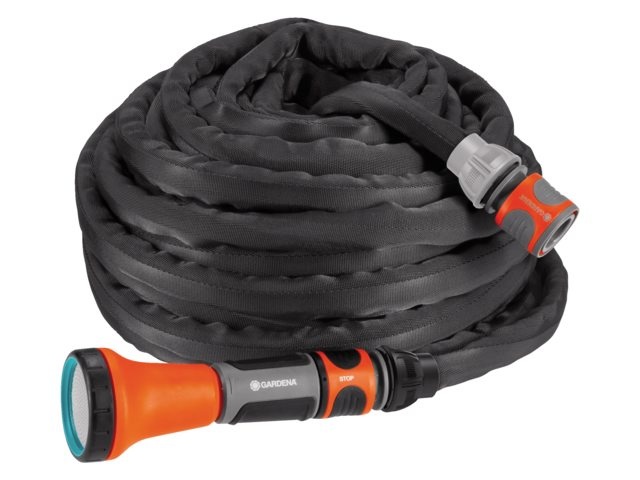 Gardena textiel slang Liano 13mm set compleet met spuit 15mtr