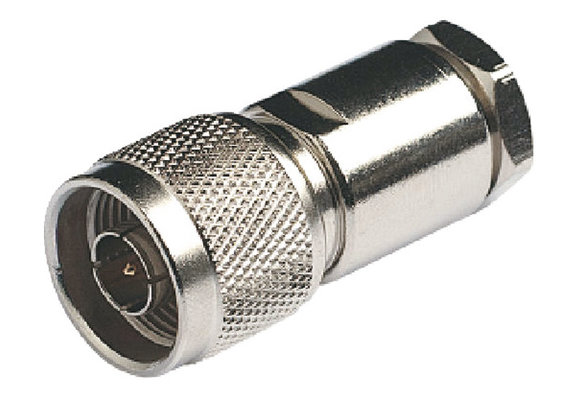 Coax plug N-male RA158