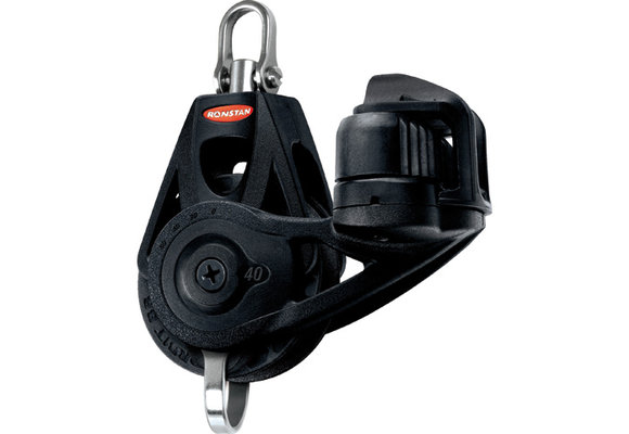 Ronstan 1-schijfs met hondsvot en klem