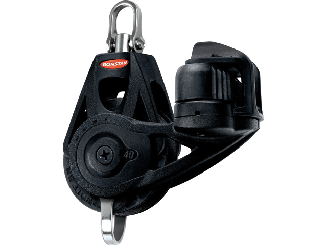 Ronstan 1-schijfs met hondsvot en klem