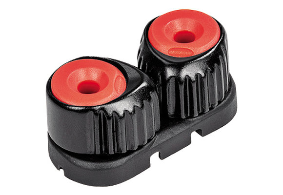 RF5500R Aluminium clamcleat small | Rood/Zwart