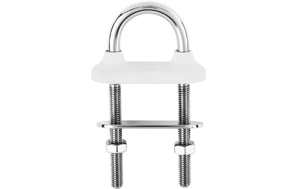 Putting/U-bout waterdicht RVS 6 x 90 mm wit