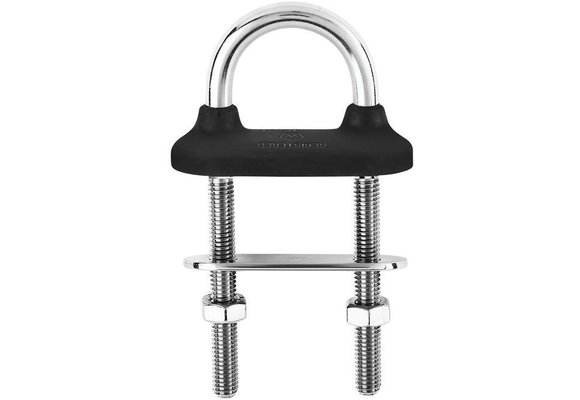 Putting/U-bout waterdicht RVS 6 x 90 mm zwart