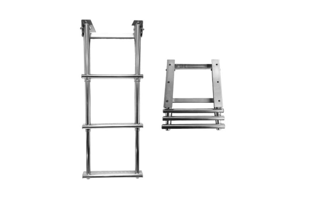 Allpa RVS Telescopische zwemtrap 3-treden