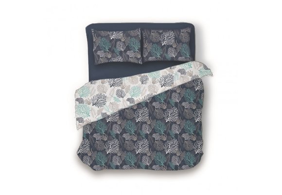 Ibiza dekbedovertrek & kussensloop | Dubbelzijdig | Double