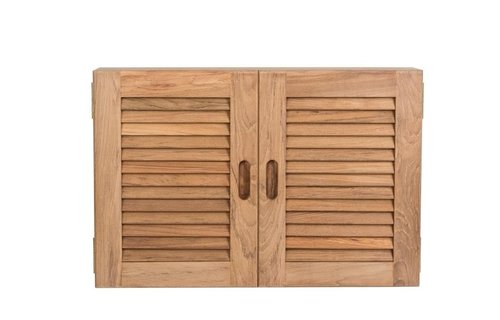 Kast met 2 louvredeuren | Diepte 12 cm