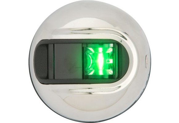 Navigatieverlichting LightArmor LED stuurboord RVS verticaal