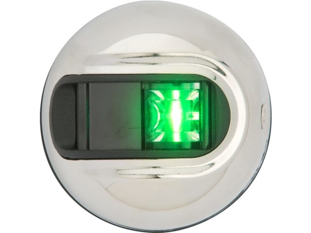 Navigatieverlichting LightArmor LED stuurboord RVS verticaal