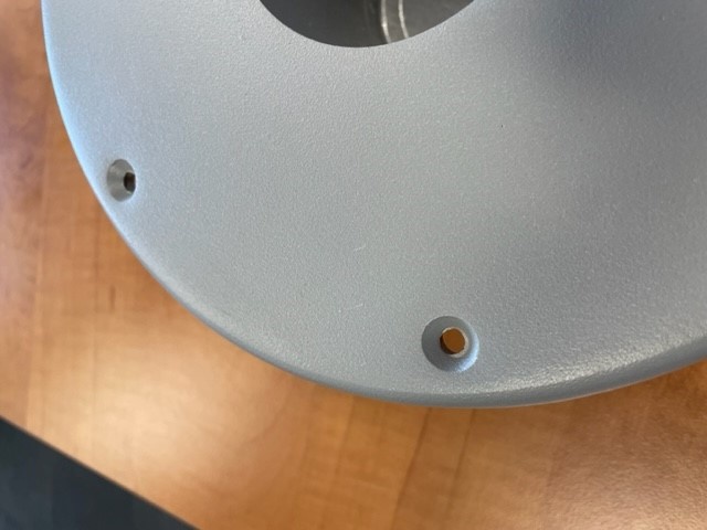 Inbouwvoet voor conische buis (Tweede kans)