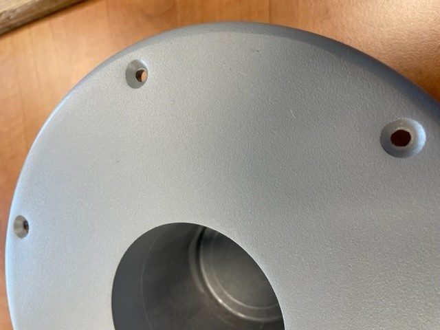 Inbouwvoet voor conische buis (Tweede kans)