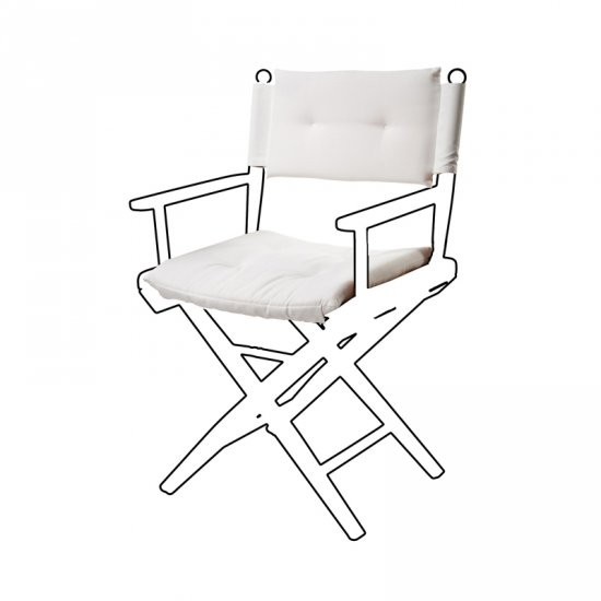 ARC Marine - Deluxe kussens voor regisseursstoel I Wit