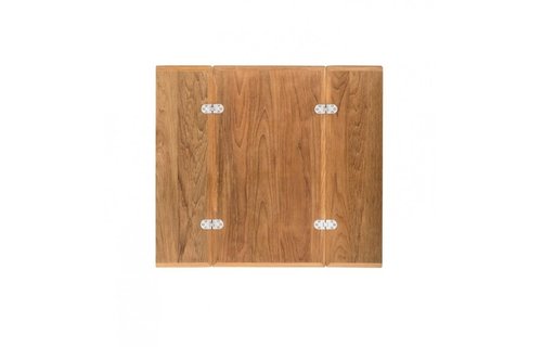 Klapbaar tafelblad Massief teak | 90 x 70/3 5cm