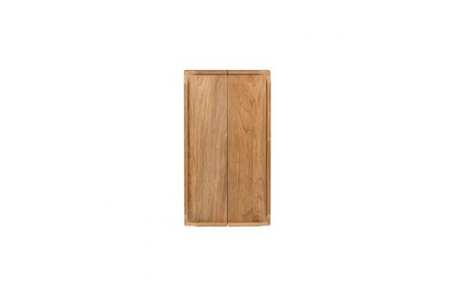 Klapbaar tafelblad Massief teak | 90 x 70/3 5cm