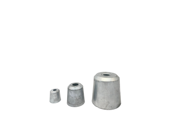 Propeller-Moer-Anode Aluminium voor Schroefas