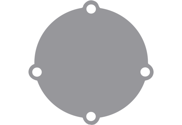 Johnson Pomp bronzen deksel voor pomp F5/F6