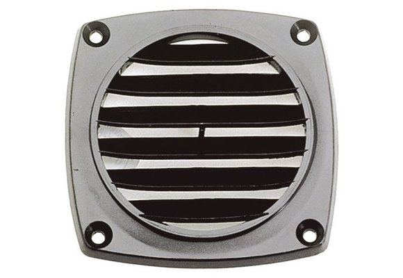 Ventilatierooster abs 94x94mm zonder slangaansluiting