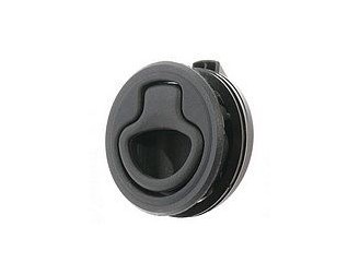 Allpa Kunststof Luik-/deursluiting  Ø60mm  gatmaat Ø50mm  zwart