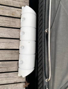 Steigerfender 1100mm | Wit