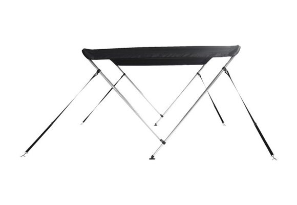 Biminitop DeLuxe | 2 boog | 110 - 130 cm breed | Zwart