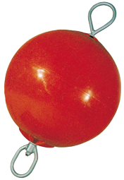 Ankerboei met doorlopende verzinkte nylon gelagerde stang