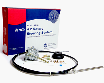SeaStar (no-feedback) 4.2 rotary stuursysteem met kabel tot 235 pk