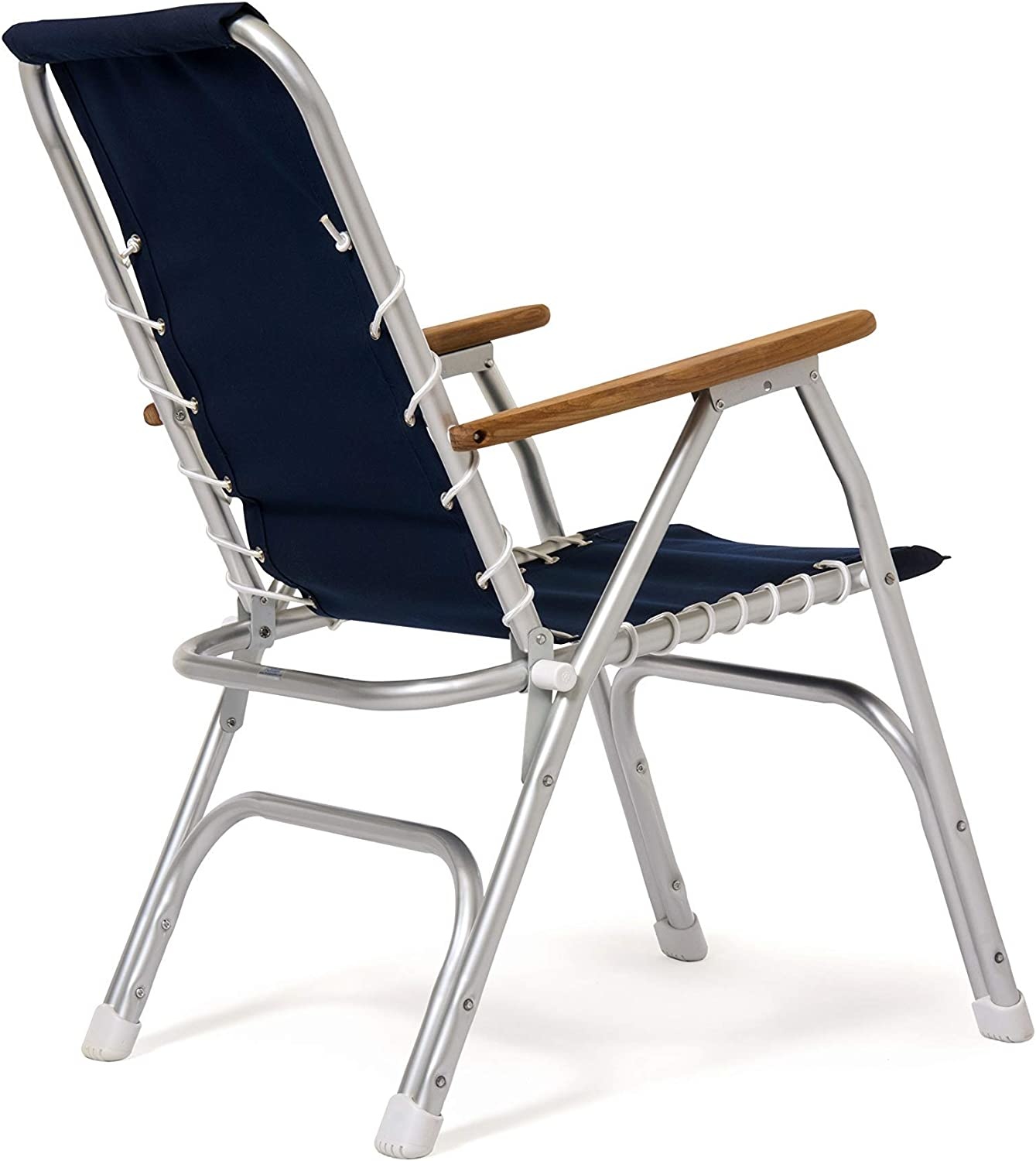 2 stuks nautische dekstoel | Blauw