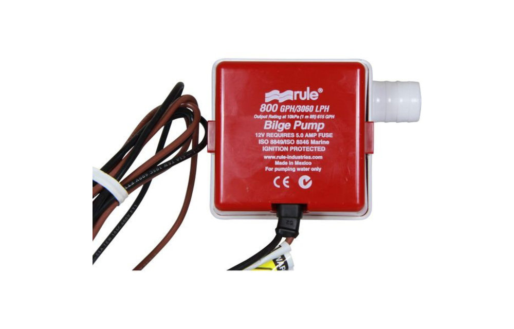 20F Rule 800 Vierkante Bilgepomp 3028 l/u 12V