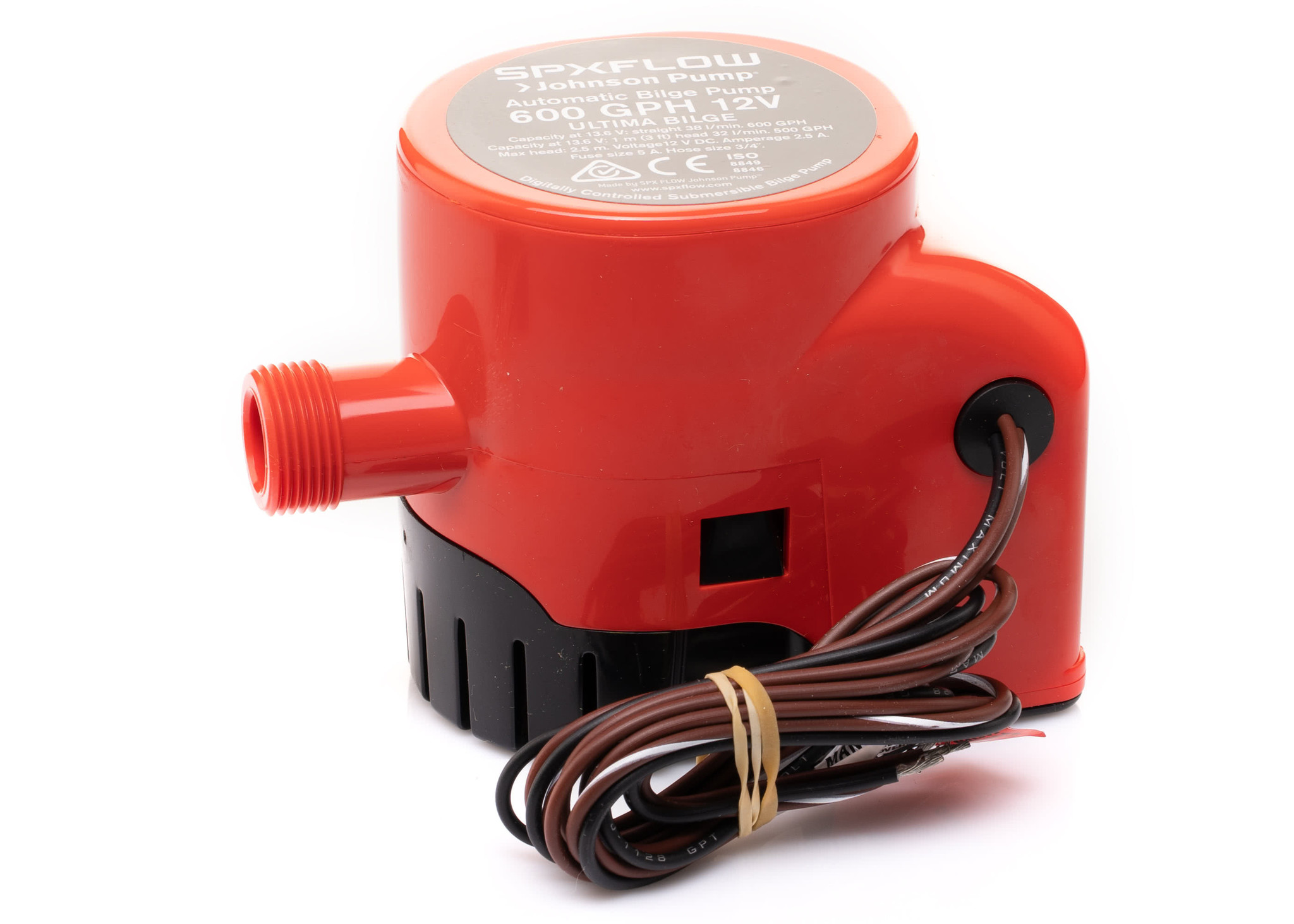 Johnson Ultima bilgepomp  600GPH  12V / 38 L/Min.