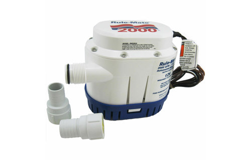 RM2000A Rule Mate Volautom. Bilgepomp RM2000A 7571 l/u 12V