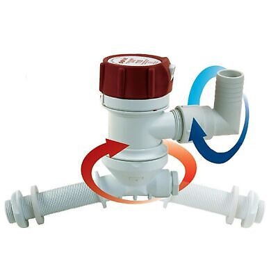 401C Rule Visbunpomp 12V 19 mm 1893 l/u Haakse Doorvoer