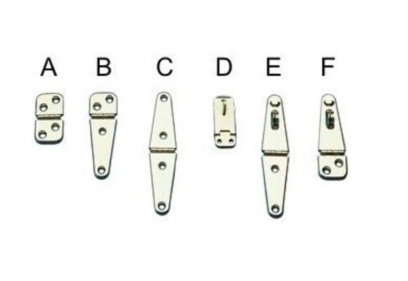 Allpa RVS Scharnier  103x32mm  Ø5mm (B)