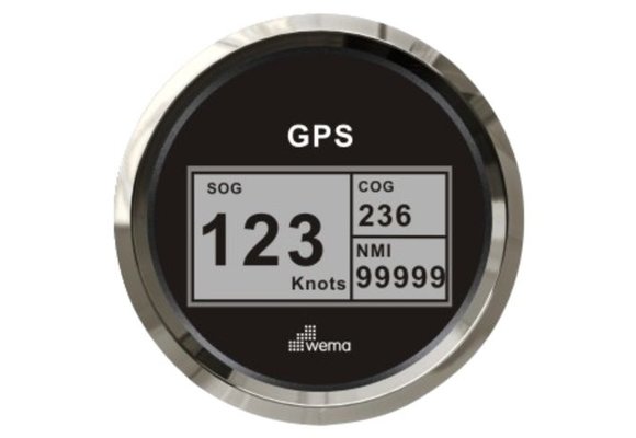 Silver serie GPS speedometer digitaal