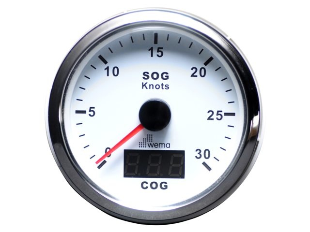 Silver serie GPS speedometer | 30kn/54km